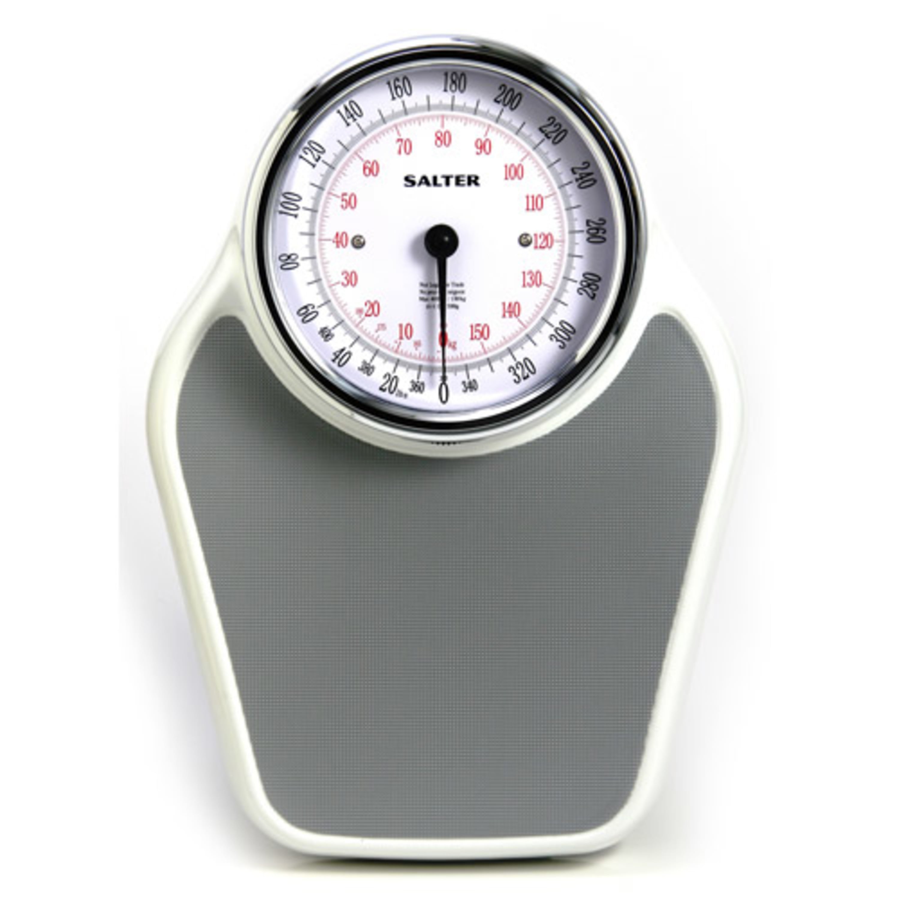 Bathroom Scales Sturdy Metal Body Large Dial Design Heavy Duty Weighing Capacity 331lbs Black Mechanical Scale 