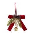 thumbnail image 2 of WDOBM Christmas Decorative Bows, Christmas Bowknot Bells Pendant Hanging Ornament, Christmas Tree Bow, Hanging Christmas Ornaments for Home Decor Indoor, 2 of 9