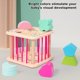 thumbnail image 5 of Juego de encajar formas, clasificador de formas de madera | Juego de clasificador de formas de madera para niños, juguetes para desarrollar la motricidad fina y la coordinación mano-ojo, 5 of 8