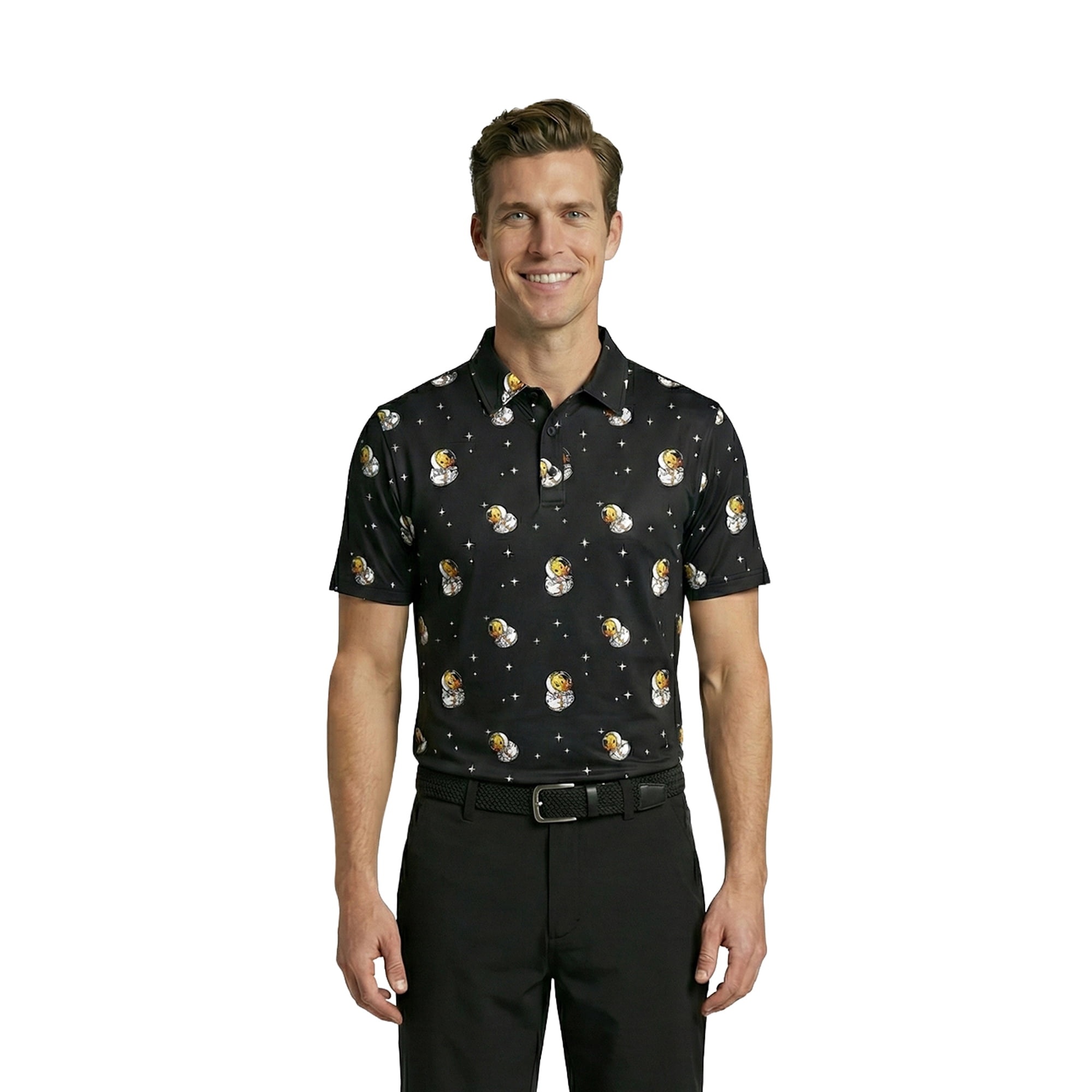 Birdie Bound Men' s & Big and Tall Golf Polo Shirts, Sizes XS-4XLT