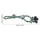 thumbnail image 2 of Cuerda de masticar en forma de nudos para perros Unique Bargains, cuerda de algodón trenzada duradera para limpiar los dientes de gatos y perros, color rosa, azul y verde, 2 of 7
