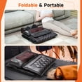 thumbnail image 7 of HEMXSZH Full Body Massage Mat with Heat & Vibration,PU Material, Foot Massage & Lumbar Pillow Cushion, Brown, 7 of 7