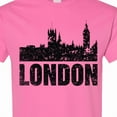 thumbnail image 4 of Inktastic London England City Skyline with Grunge T-Shirt, 4 of 5