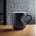 thumbnail image 4 of Taza que cambia de color – Corazones rojos que revelan calor, Regalo de San Valentín para parejas, Sorpresa romántica, Asa en forma de corazón, Cerámica negra mate, taza de café de 11oz, 4 of 9