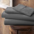 thumbnail image 1 of Simply Soft Modern Luxury Soft 4 Piece Deep Pocket Bed Sheet Set - Twin - Gray, 1 of 2