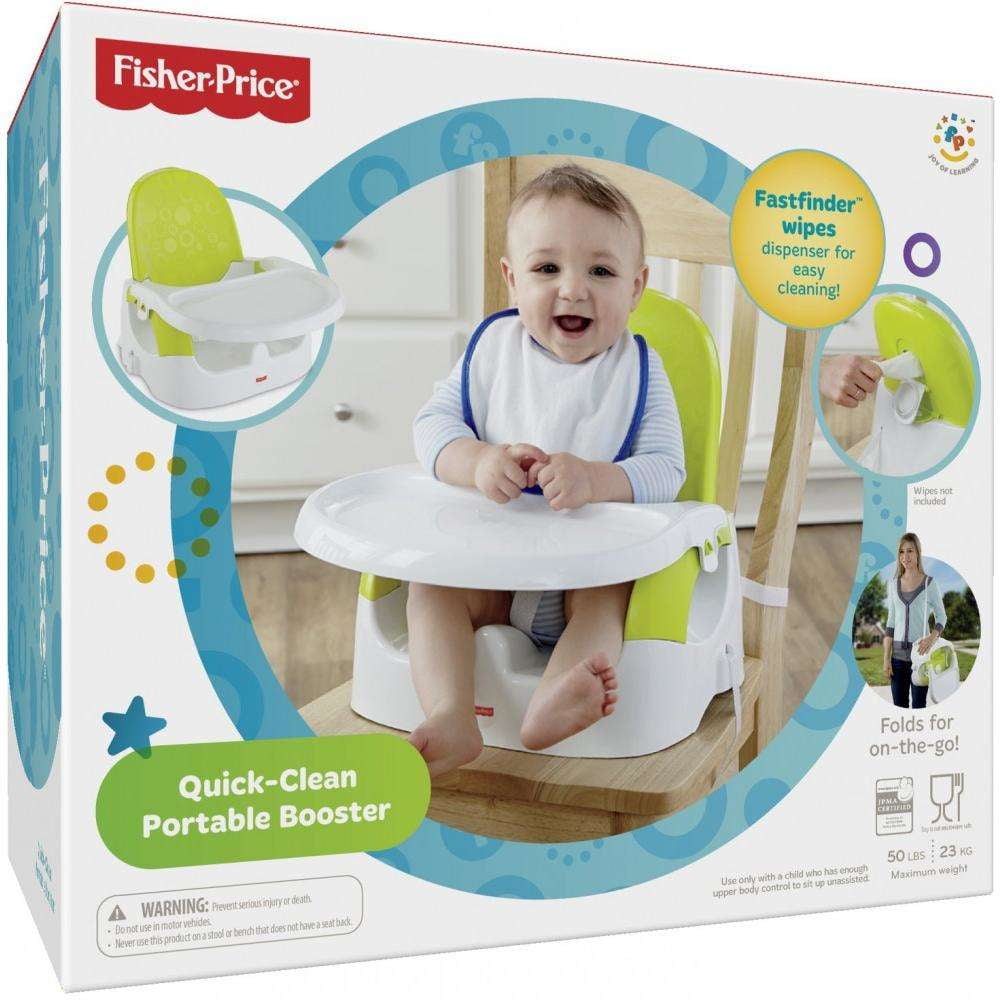 Fisher Price Quick Clean n Go Booster Exclusive Green Walmart