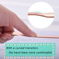 thumbnail image 4 of Arboraoe 2 Pack Letter Openers Stainless Steel Lightweight Hand Envelope Slitter, Silver and Rose Gold, 4 of 5