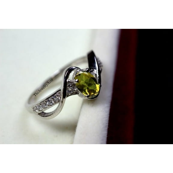 925 Sterling Silver Color-Changing Sultanite Ring Multi-Color Shift Men’s Ring, Elegant Natural Gem Jewelry for Gift Silver 3