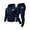 E_Navy, variant on Men Vacation Outfits Sets Matching Print Hoodie and Jogger Set Long Sleeve Fleece Pullover with Pockets Casual Two Piece for Fall Winter and Lounge