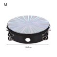 thumbnail image 1 of Radiante De Madera De 8 / 10, Tambor De Mano Con Campana De Mano Con Jingles De Doble Fila, Cabeza De Tambor Reflectante, Instrumento De Percusión De Juguete Eigraketly OD008393-00, 1 of 7