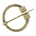thumbnail image 2 of Ethnic Brooches Pins, Medieval Cloak Pin Shawl Pin Clasp Penannular Scarf Antique, 2 of 7