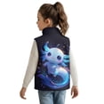 thumbnail image 3 of Pzuqiu Axolotl Kids Outerwear Vest Casual Clothes for Boys 4T Comfortable Winter Lightweight Sleeveless Fleece Jacket with Pocket Full Zip Fall Outerwear Versatile for Boys, 3 of 7