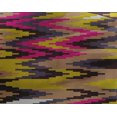 thumbnail image 4 of oneOone Georgette Viscose Yellow Fabric Chevron Ikat Craft Projects Decor Fabric Printed By The Yard 42 Inch Wide, 4 of 4