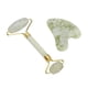 thumbnail image 1 of Rodillo de piedra de jade, tablero Gua Sha, cabezales dobles, suavizante de superficies, juego de rodillos de masaje facial, 1 of 10