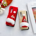 thumbnail image 2 of Allytech Christmas Phone Cover for Galaxy Z Fold 4, Warm Plush Furry Fuzzy Merry Christmas Hat Back Slim Cute Winter Shockproof Case Cover for Samsung Galaxy Z Fold 4 5G for Kids Girls Women, Red, 2 of 8