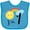 Turquoise, variant on Inktastic I'm 1 First Birthday Sun Rainbow Boys or Girls Baby Bib