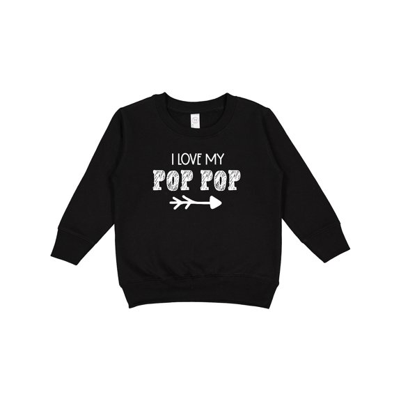 Inktastic I Love My Pop Pop with Arrow Toddler Sweatshirt