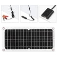 thumbnail image 4 of 12W Monocrystalline Solar Charger Kit with Controller, 5V/12V DC Output, IP65 Waterproof for Off-Grid Power - Ideal for RVs, Boats, Sheds & Cabins, Includes USB Port and Charging Cables, 4 of 7