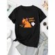 thumbnail image 2 of Camisetas con gráficos clásico para mujeres y adolescentes y niñas, playera de verano con estampado estéticoCreative English Bulldog Printed T-Shirt for Women, Casual and Trendy Crew Neck Short Slee, 2 of 6