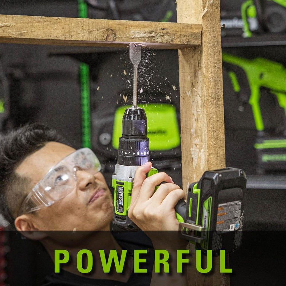 Greenworks 24V Brushless 1/2" Hammer Drill, Battery Not Included 3703402AZ