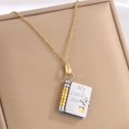 thumbnail image 5 of Incredible Daughter Jewelry Daughter Love Book Necklace Laser Engraved Necklace for Daughter Page Book Pendant Gift for Christmas, Birthday, 5 of 9