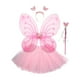 thumbnail image 3 of Disfraz de hada para niñas, disfraz de ángel, tutú, disfraz de mariposa para cosplay de vacaciones Rosa Yuyangstore disfraz de hada, 3 of 8
