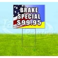 thumbnail image 1 of Brake Special $99.92 (18" X 24") Yard Sign, Includes Metal Step Stake, 1 of 6