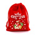 thumbnail image 3 of christmas snowman gift bags christmas gift bags small Red Green Mini Velvet Drawstring Pouches for Candy Gift Cards Coins Kids Friends Party Favors Wrapping,C, 3 of 5