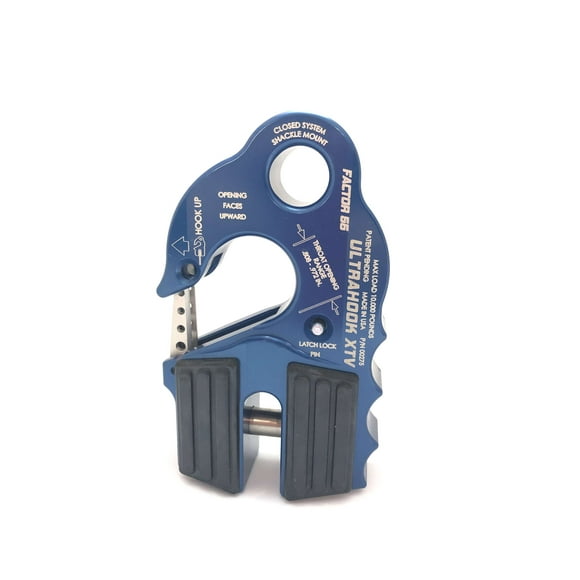 Factor 55 Winch Clevis Hook 00275-02 Ultra Hook; For Use Wich Wiches Rated 4500 Pounds or Less; For Up To 5/16 Inch Diameter Rope Or Cable; With Shackle Pin Mounting Hole For 3/4 Inch Pin