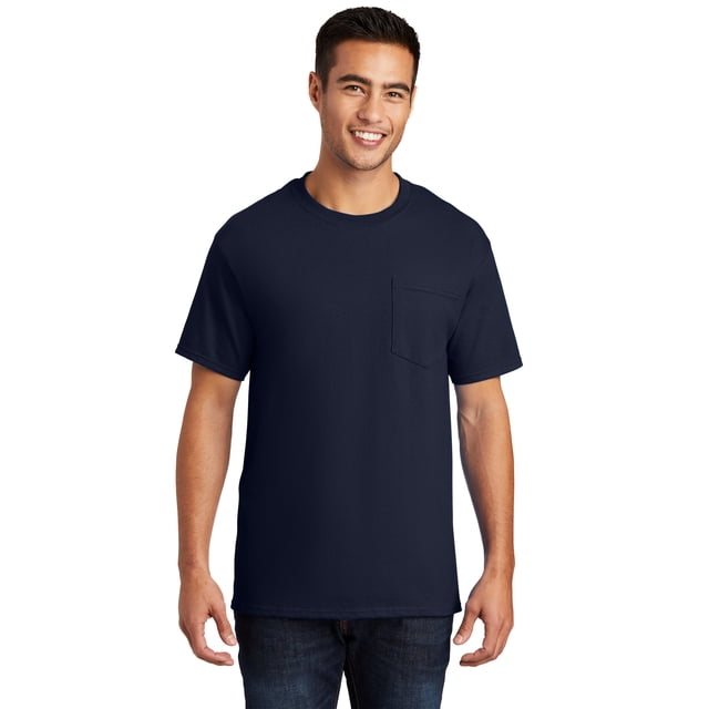 Port & Company? - Camiseta b?sica con bolsillo. PC61P Puerto & Compa??a PC61P