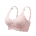 thumbnail image 1 of Women‘s Breast Feeding Bra Without Steel Wire  Dough  Front Opening  Push Ups, 1 of 4