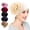 A-MIX-6PCS, variant on Chemo Turban Headwear, Soft Cancer Headwear Elastic Cancer Cap for Women with Hair Loss