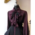 thumbnail image 3 of Vestido gótico medieval con lazo Vestido renacentista steampunk Vestido con lazo punk, 3 of 4
