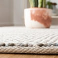 thumbnail image 4 of SAFAVIEH Vermont Windsor Solid Area Rug, Ivory/Grey, 6' x 9', 4 of 8