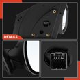 thumbnail image 6 of A-Premium Passenger Side Power Door Mirror - Compatible with Hyundai Accent 2012-2017 - Non-Heated Manual Folding Black Outside Rear View Mirror - Replace# 876201R210, 6 of 8