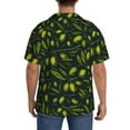 thumbnail image 3 of Kdxio Men'S Hawaiian Shirt For Men Short Sleeve Shirt Green Branch Olive Summer Casual Holiday Beach Button Down T-Shirts, 3 of 5