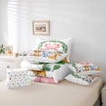 thumbnail image 6 of Feelyou Teens Pink Axolotl Bedding Comforter Set 7pcs, Cartoon Zoo Animal King Bedding Sets, Kawaii Giraffe Zebra Reversible Bed Sheets, Microfiber Bedroom Decor, 6 of 8
