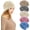 Fresh Colors 5pcs, variant on 5Pcs Crochet Slouchy Beanie Hat Fall Handmade Knit Floral Skull Cap Lightweight Cotton Cutout Summer Hats for Women Girls