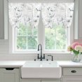 thumbnail image 4 of Green Beige Spring Floral Tie Up Curtains for Windows, Adjustable Balloon Window Shades, Luxury Botanical Summer Kitchen Window Treatments Adjustable Roll Up Curtain for Basement/Nursery 52"x45", 4 of 8