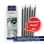 Faber-Castell GoldFaber Graphite Pencil Tin | Great for Back to School Art Supplies | 6 Count
