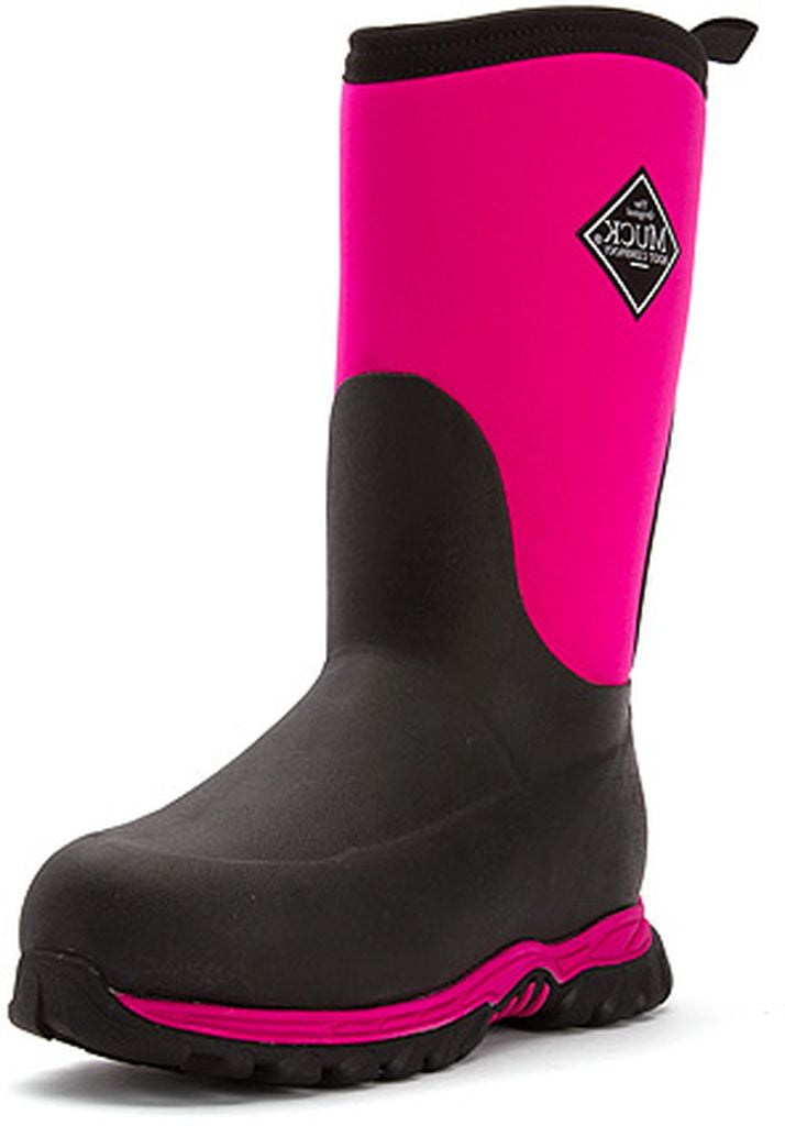 pink mud boots