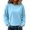 Sky Blue-B#8085gg, variant on Zorvxlyn Womens Fleece Sweatshirt Winter Warm Long Sleeve Crew Sweatshirt Women Oversized Streetwear Womens Shirts