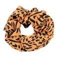 thumbnail image 1 of Large Hair Scrunchies Leopard Print Thick Stretchy Adjustable Ponytail Holder Bobbles Hairs Band Accessories Multi Color Leopard turmeric, 1 of 5