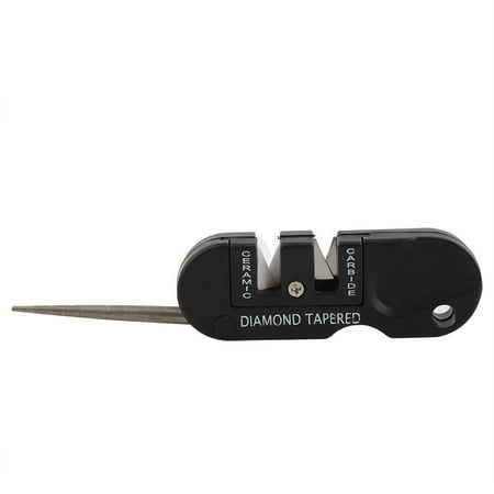 

4-in-1 Pocket Folding Knife Sharpener for Outdoor Use Portable Tungsten Steel Blade Sharpener