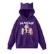 thumbnail image 4 of pop Huntrix Print Cat Ears Hoodie with De-mon Sweatshirt HUNTRX Movie Fashion Streetwear Long Sleeve Print Soft Sweatshirt S, 4 of 4