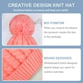 thumbnail image 3 of Whiteleopard Women's Winter Beanie Warm Lining - Thick Slouchy Cable Knit Skull Hat Ski Cap, 3 of 7