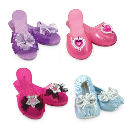 Melissa & Doug 4 Style Dress-Up Shoes, Role Play