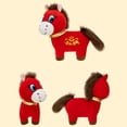 thumbnail image 4 of QenASHaing 2026 Chinese New Year of The Horse Plush, Funny Smiling/Crying Horse Plushie Figurine, Souvenir Mascot for Car Ornaments Home Office Store Restaurant Tabletop Decors, 4 of 8