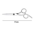 thumbnail image 3 of Tijeras profesionales para cortar el pelo con borde de afeitar para peluquero/salón, 3 of 5