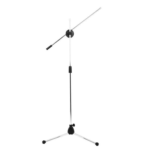 Soporte de micrófono plegable ajustable Soporte de micrófono con de 2 pinzas para micrófono